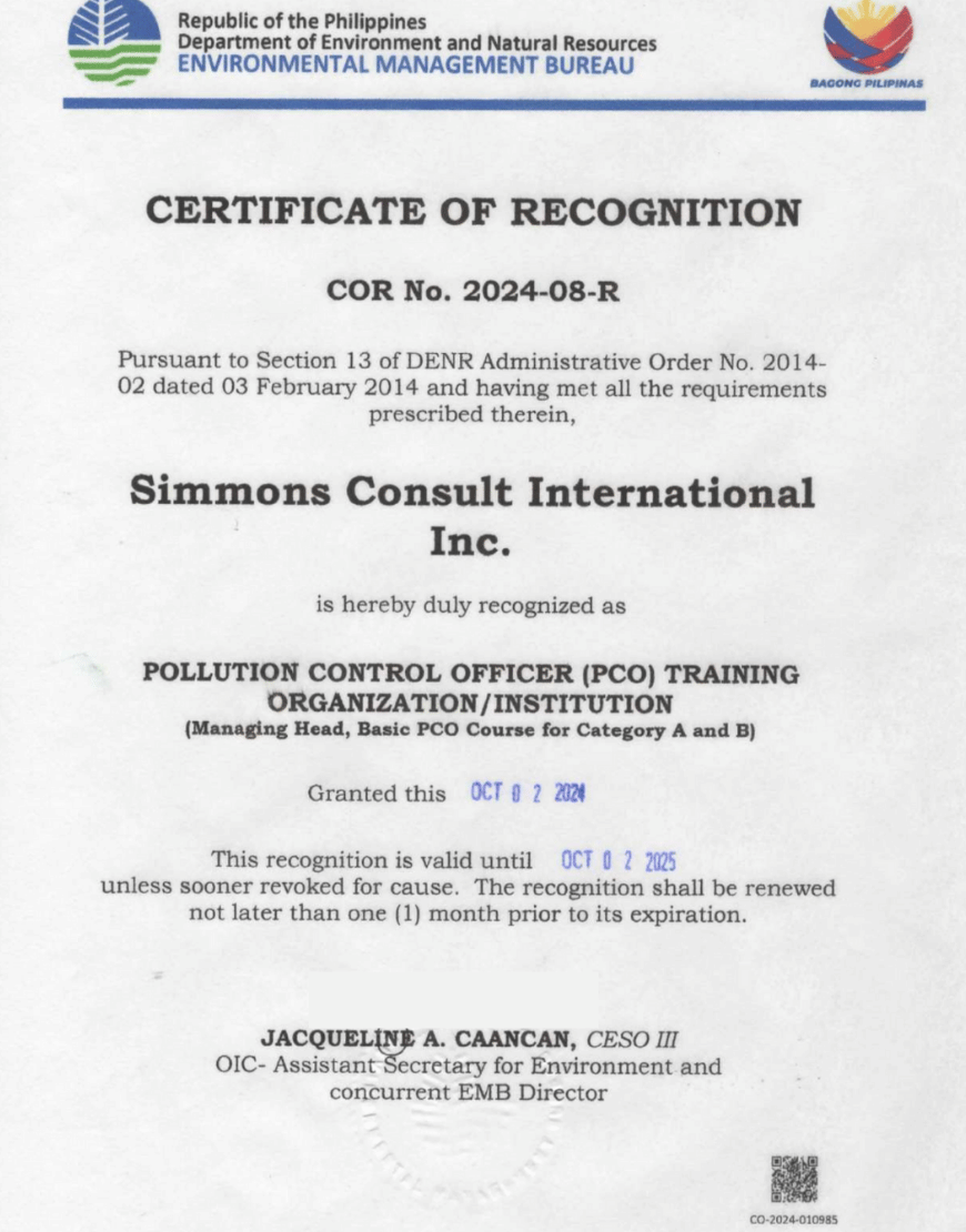 Image certificate